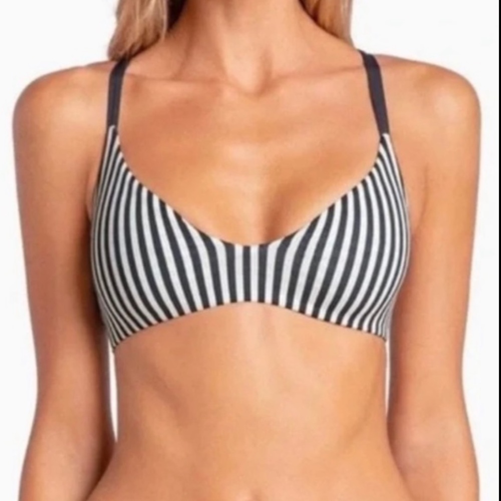Boys + Arrows Dylan Bikini Top in 1942 Stripe